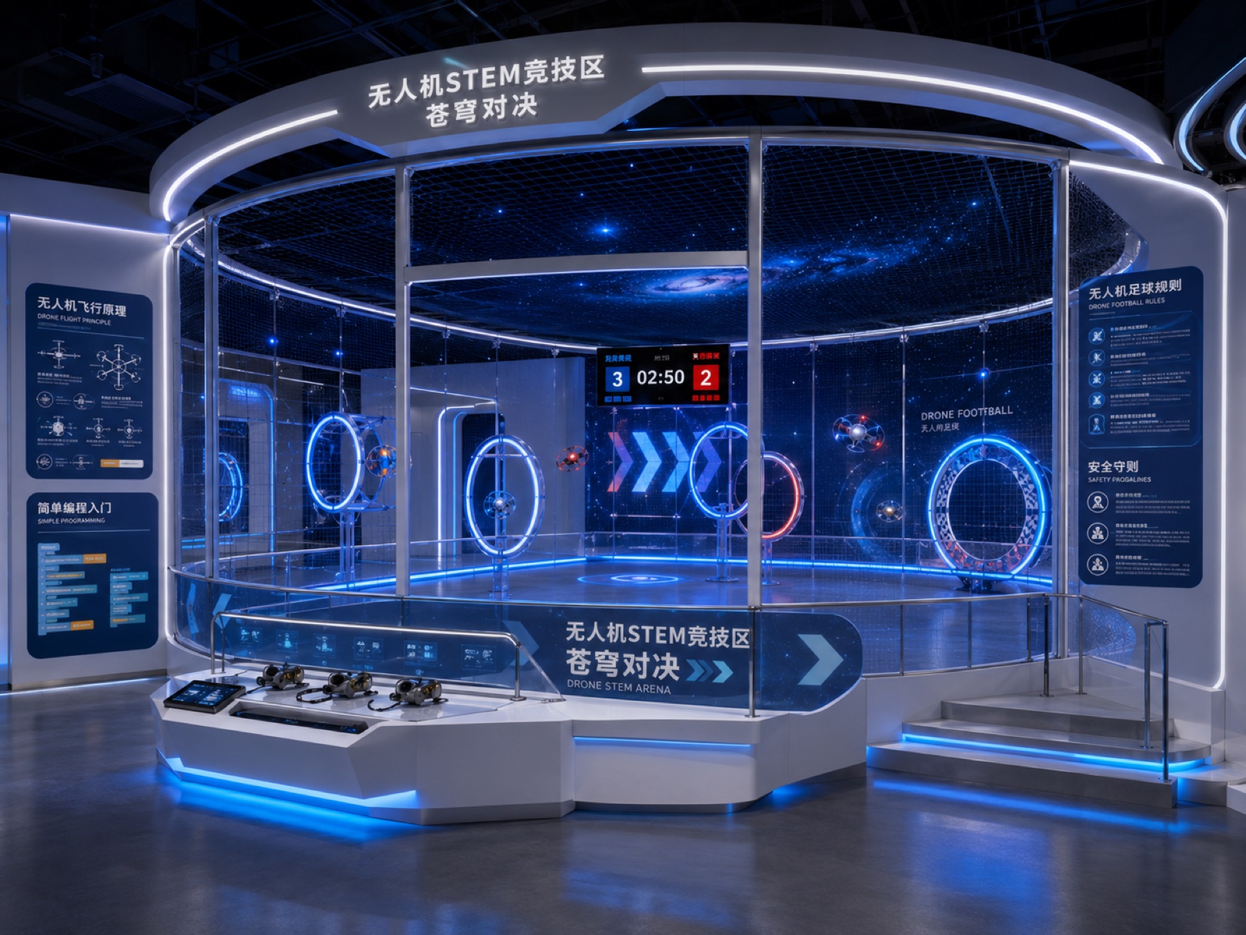航空航天主题展厅项目展示图4