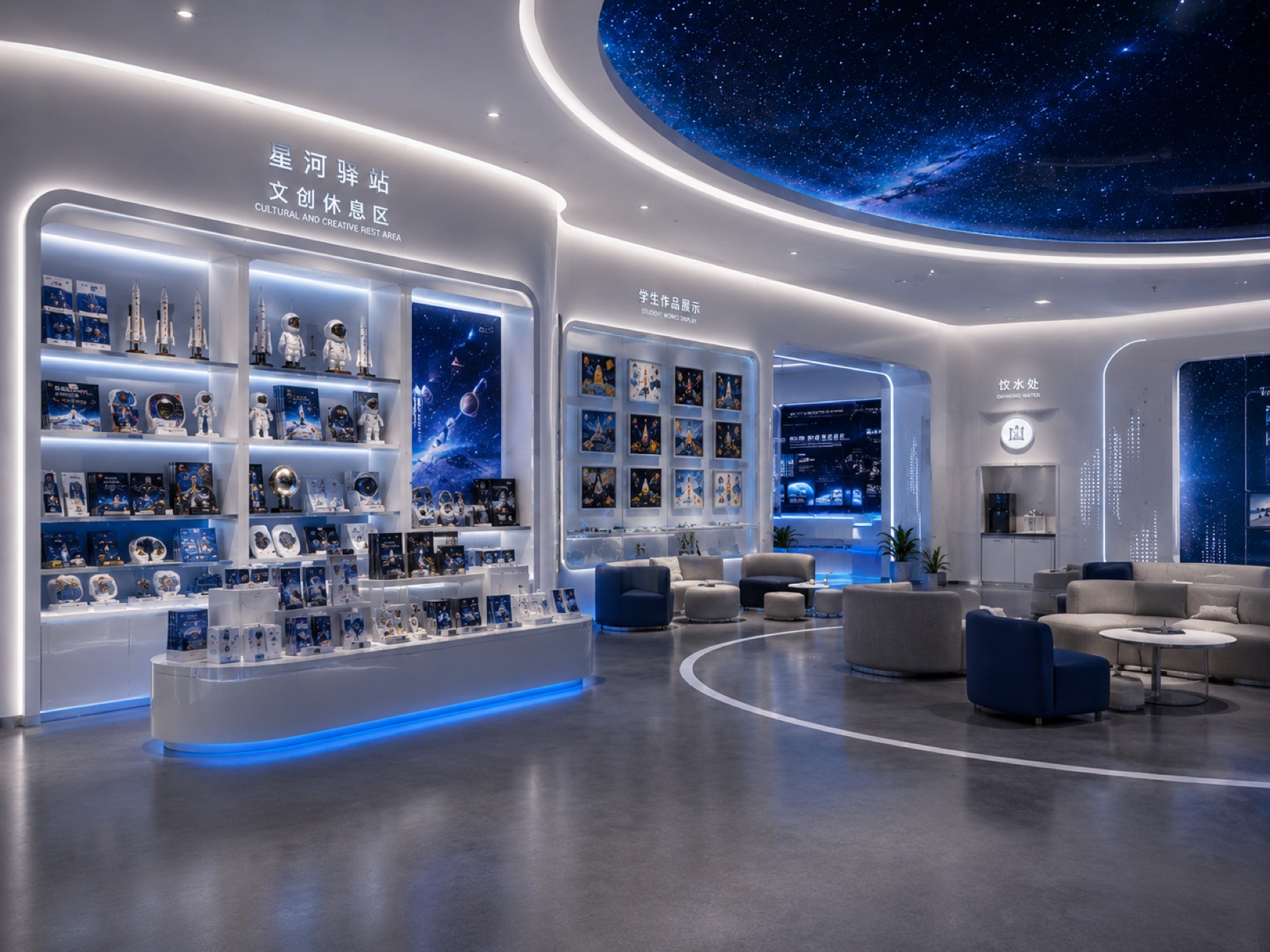 航空航天主题展厅项目展示图5