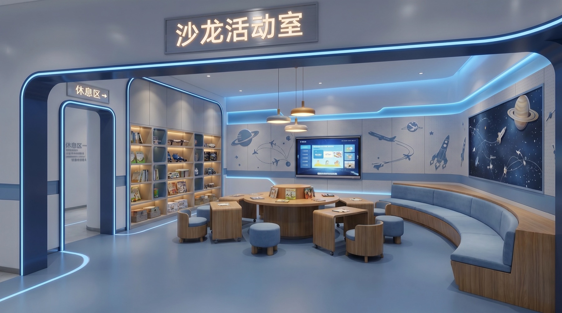 航空主题儿童阅览室项目展示图8