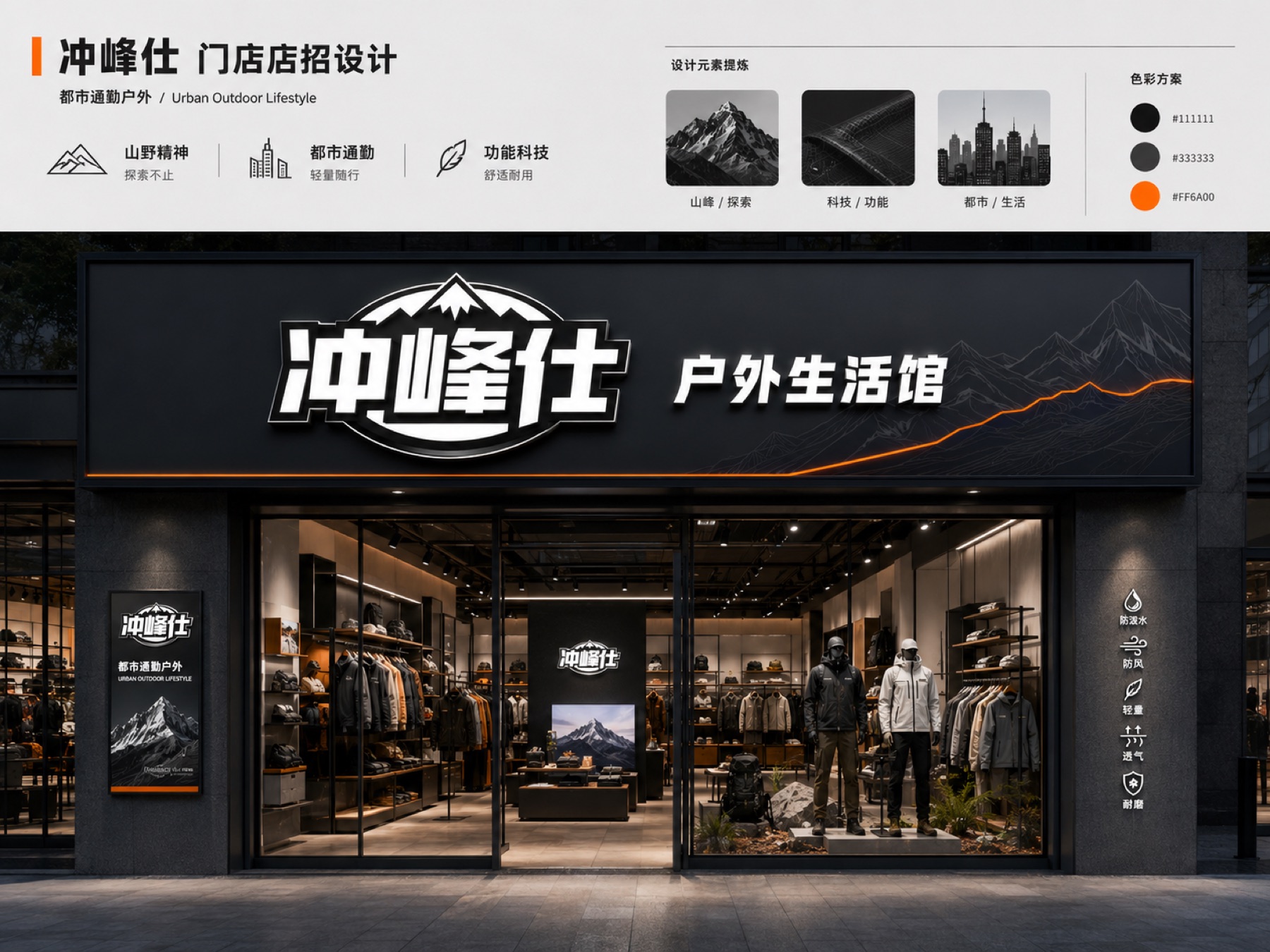冲峰社户外品牌项目展示图7