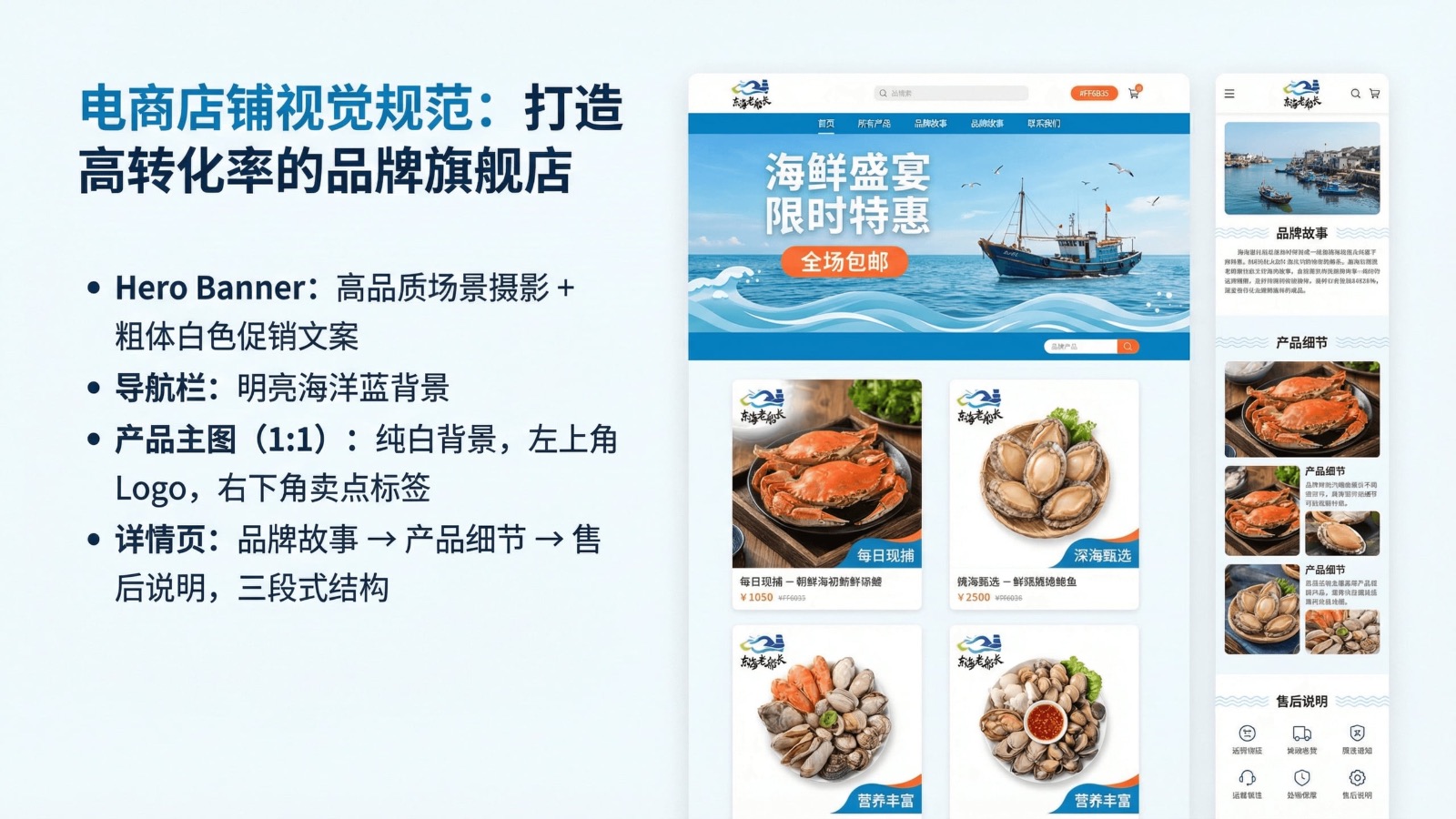 东海老船长品牌视觉识别系统项目展示图10