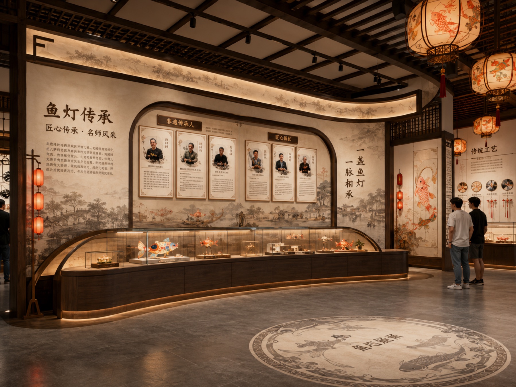 鱼灯主题展厅项目展示图7