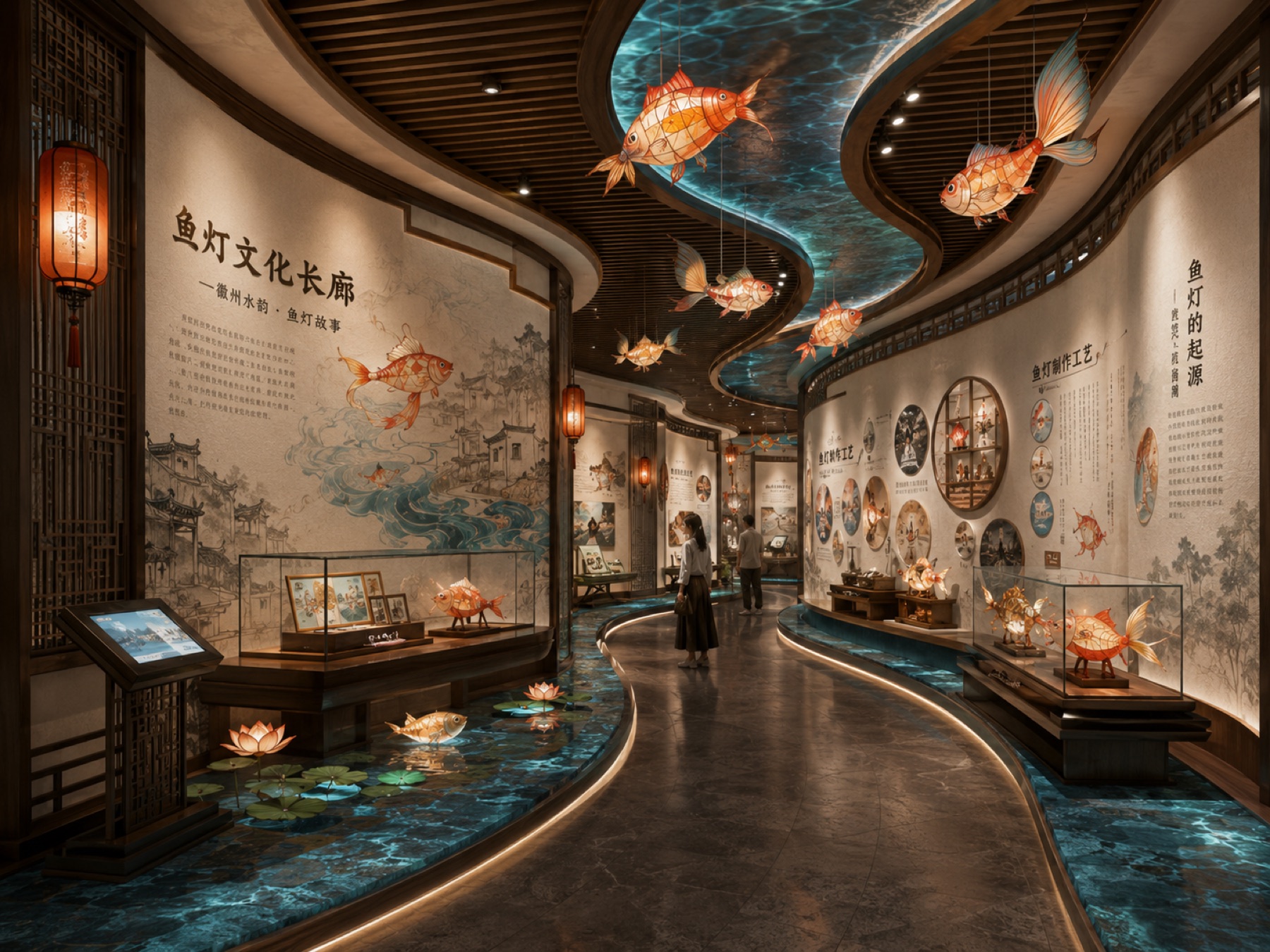鱼灯主题展厅项目展示图10
