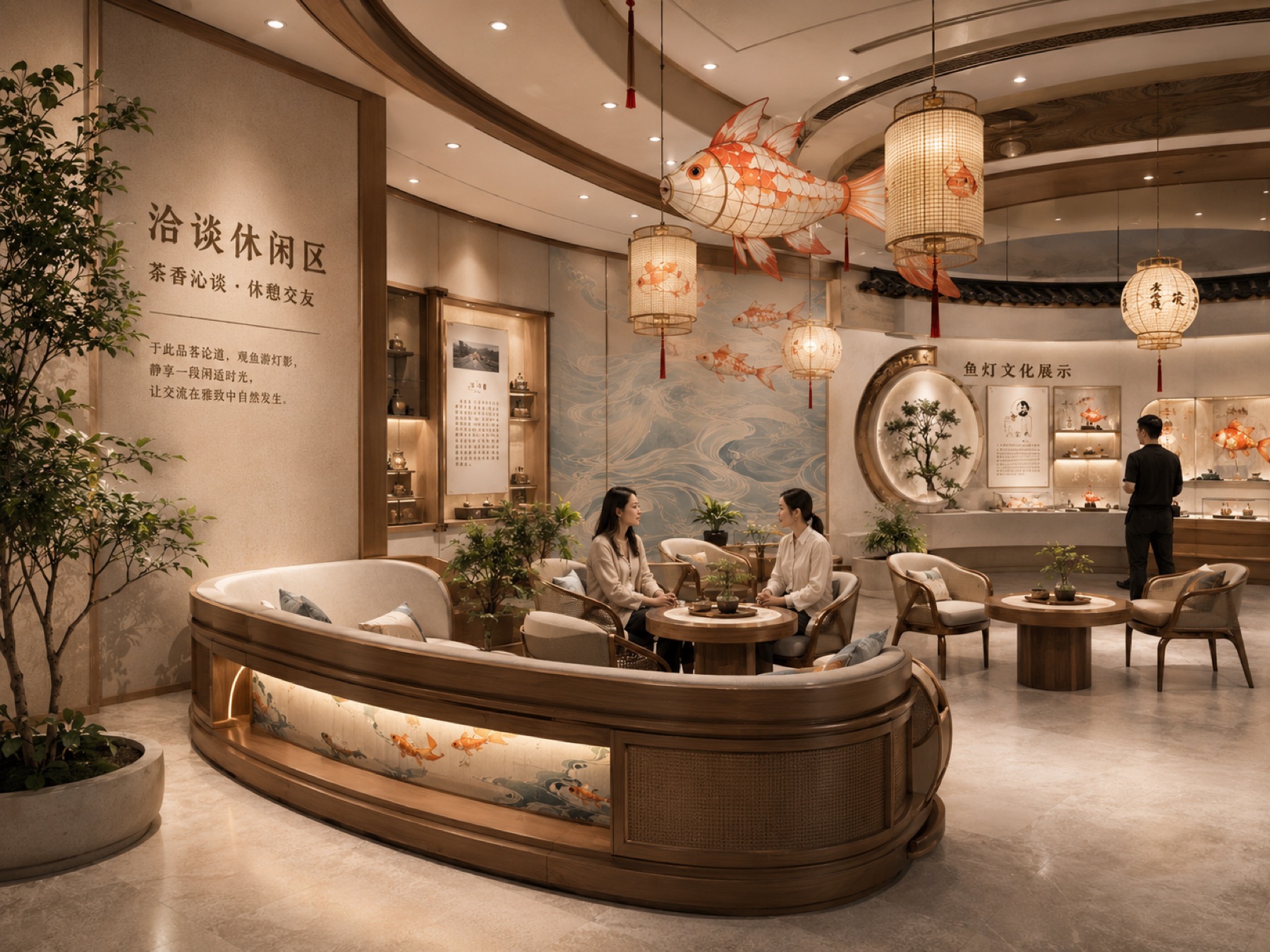 鱼灯主题展厅项目展示图12