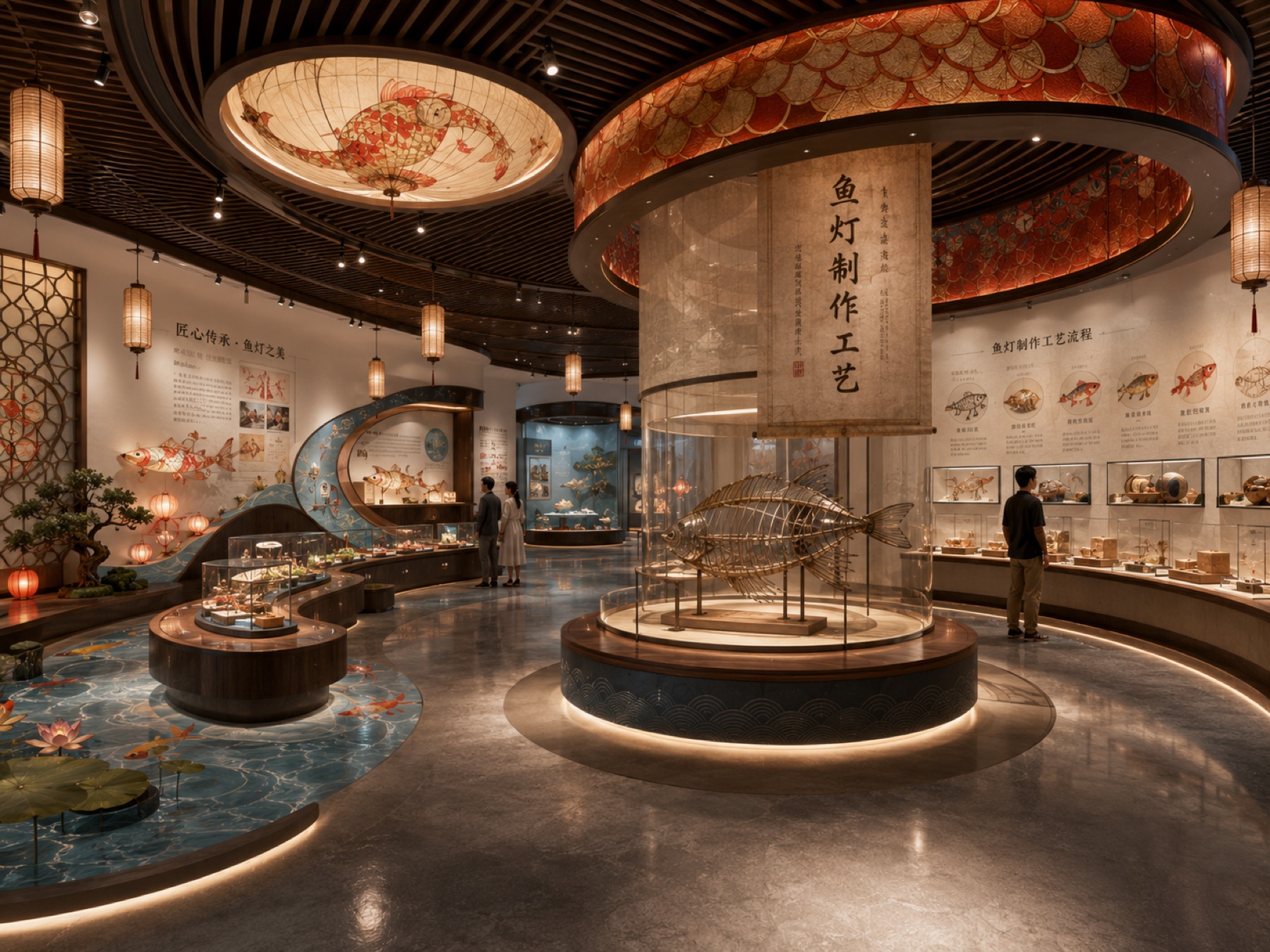 鱼灯主题展厅项目展示图13