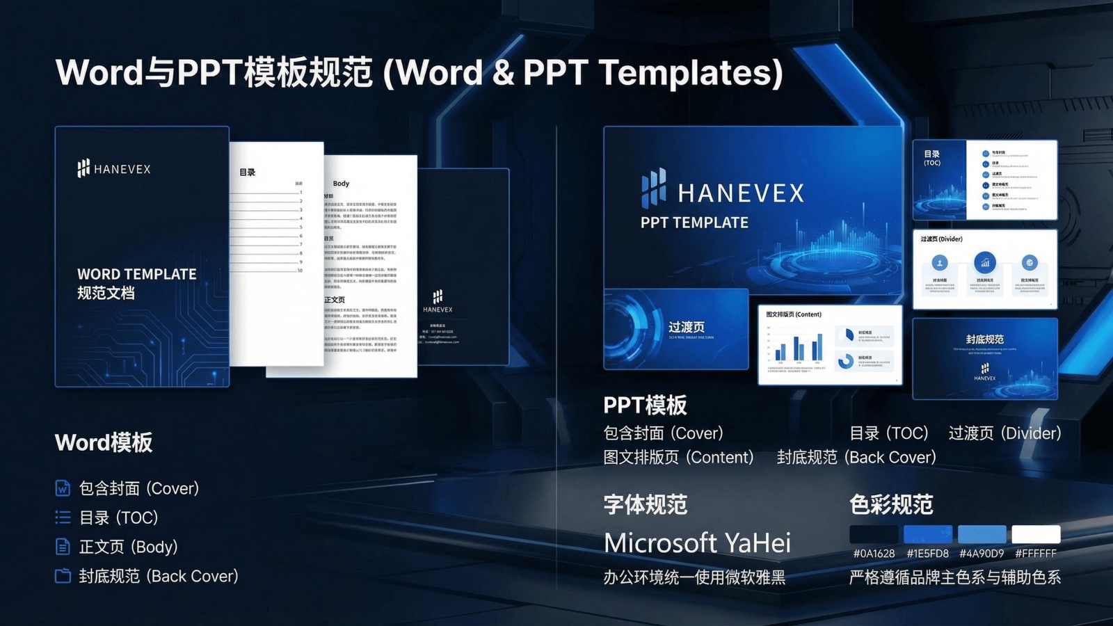 HANEVEX品牌视觉识别系统项目展示图8