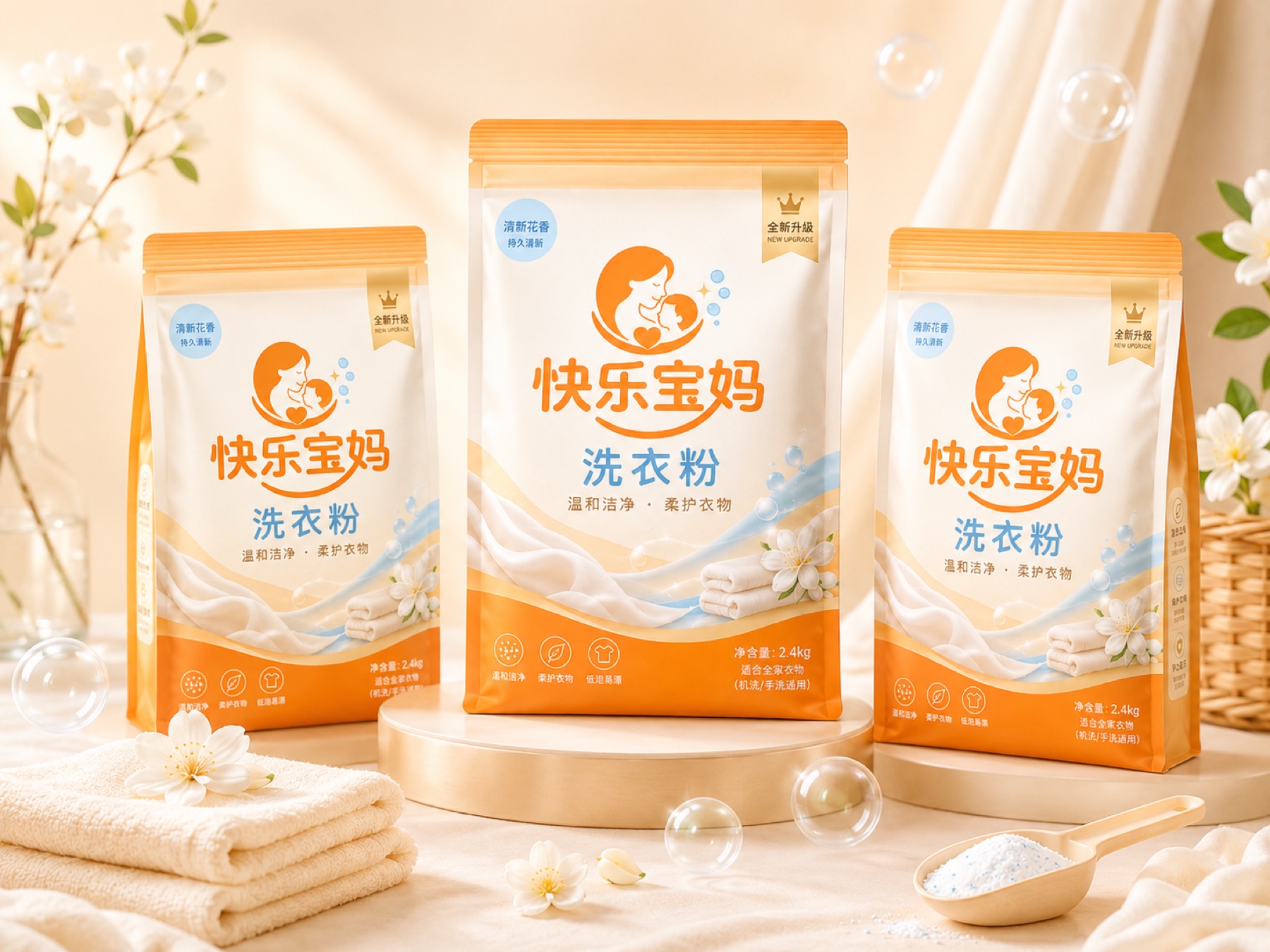 快乐宝妈洗衣粉项目展示图4