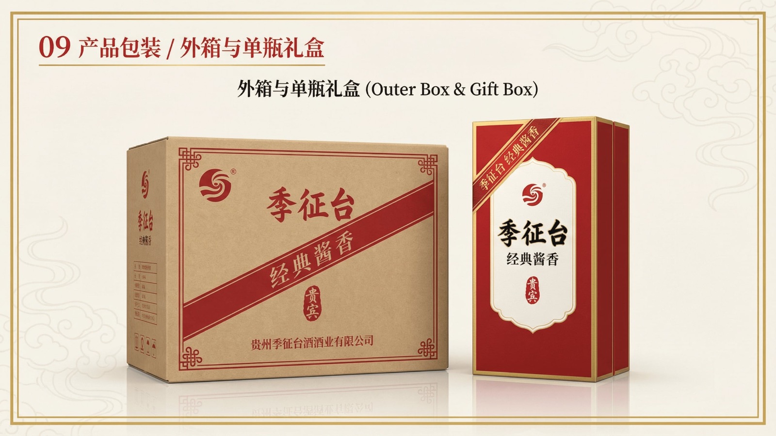 季征台白酒品牌视觉识别系统项目展示图9