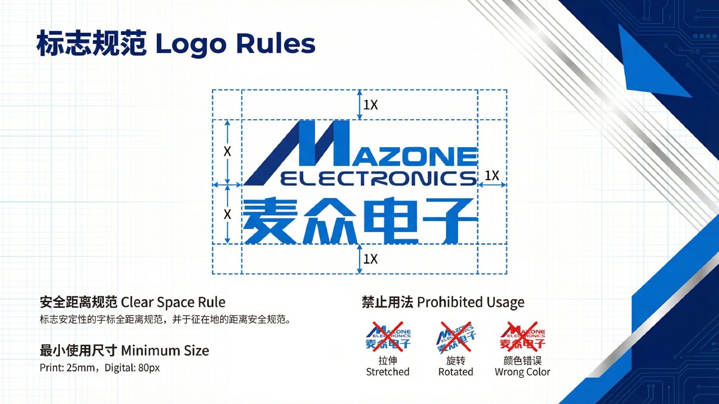 麦众电子品牌视觉识别系统项目展示图5