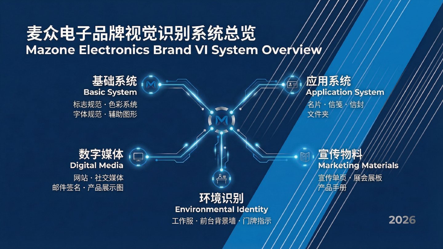 麦众电子品牌视觉识别系统项目展示图13