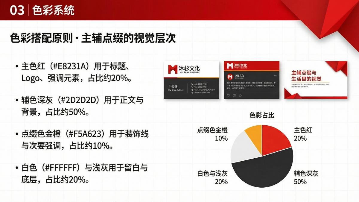 沐杉文化品牌视觉识别系统项目展示图7