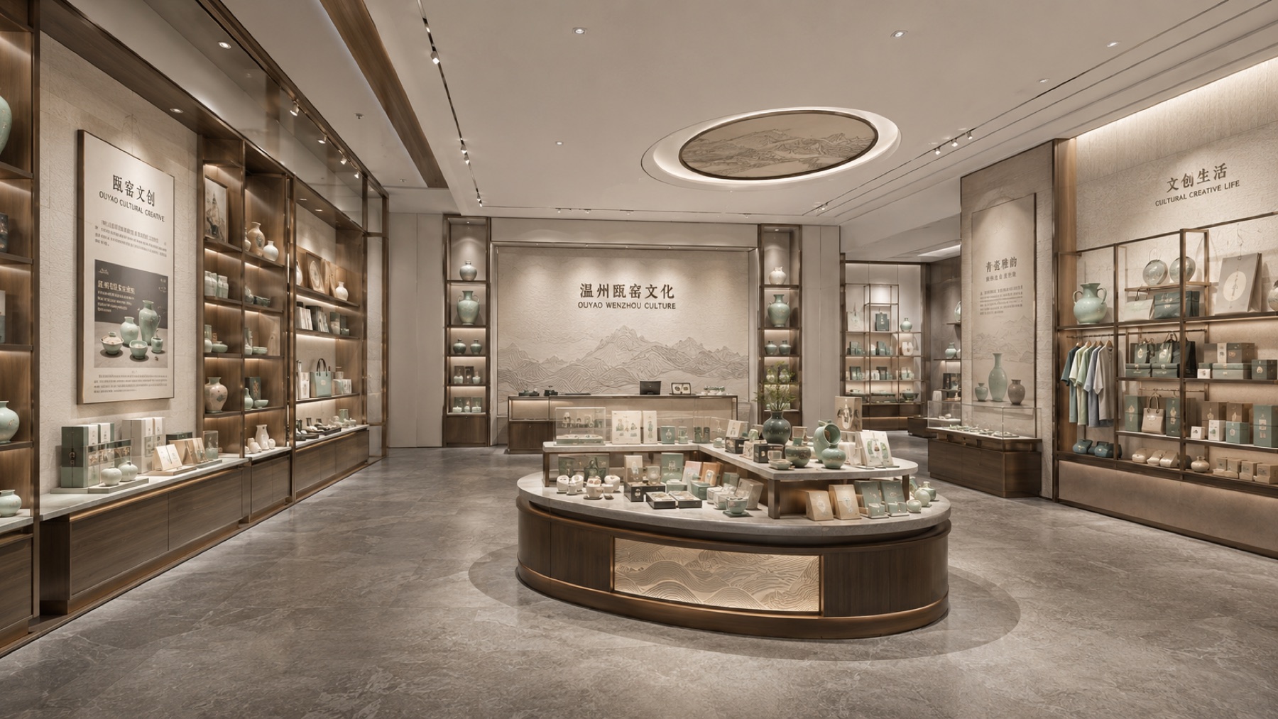 瓯窑文化展厅项目展示图7