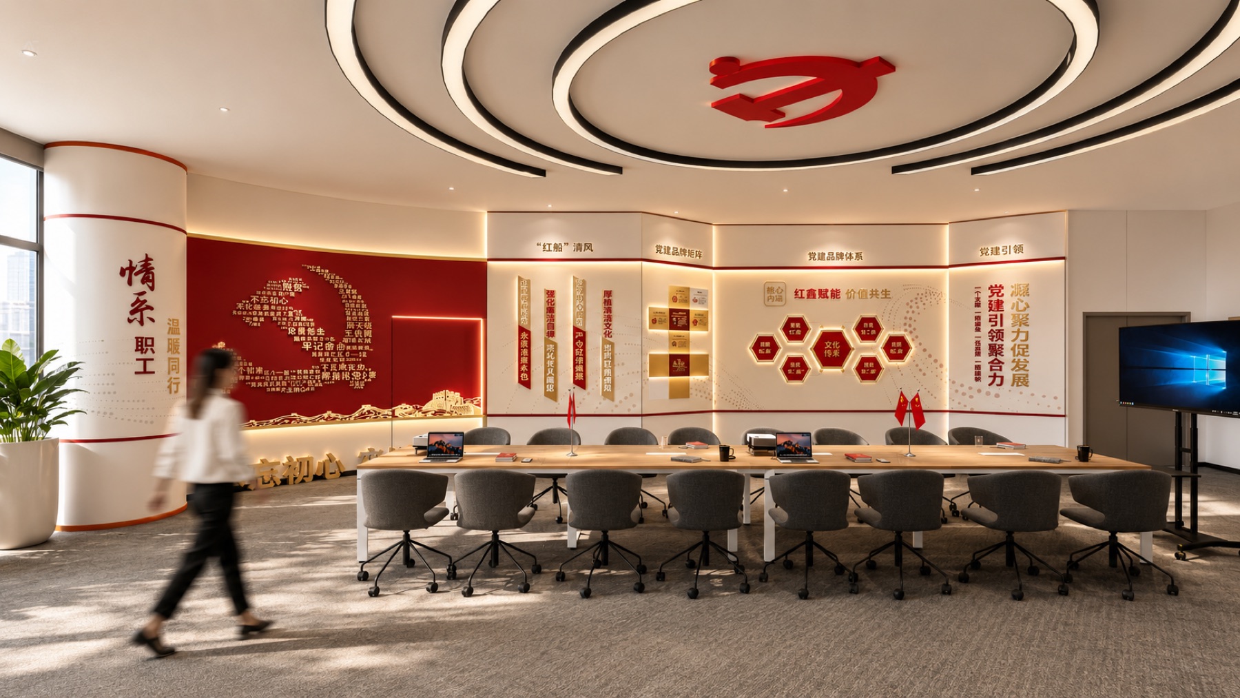 党建文化会议室项目展示图13