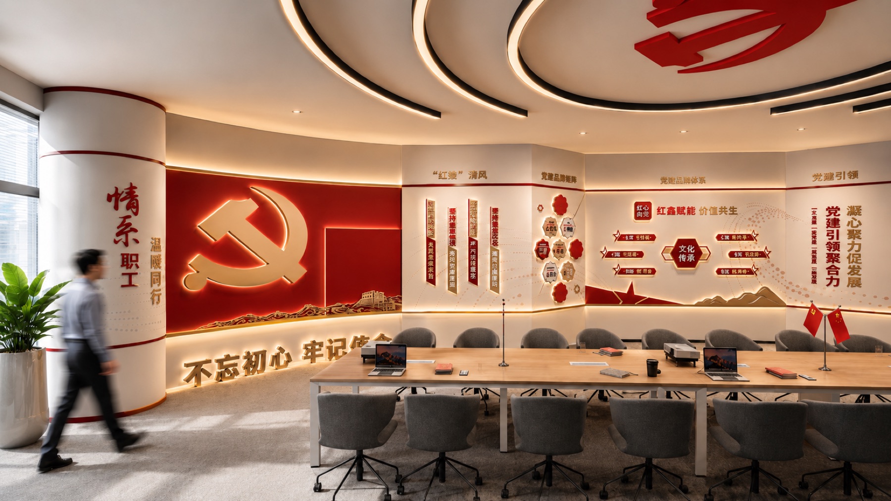 党建文化会议室项目展示图18