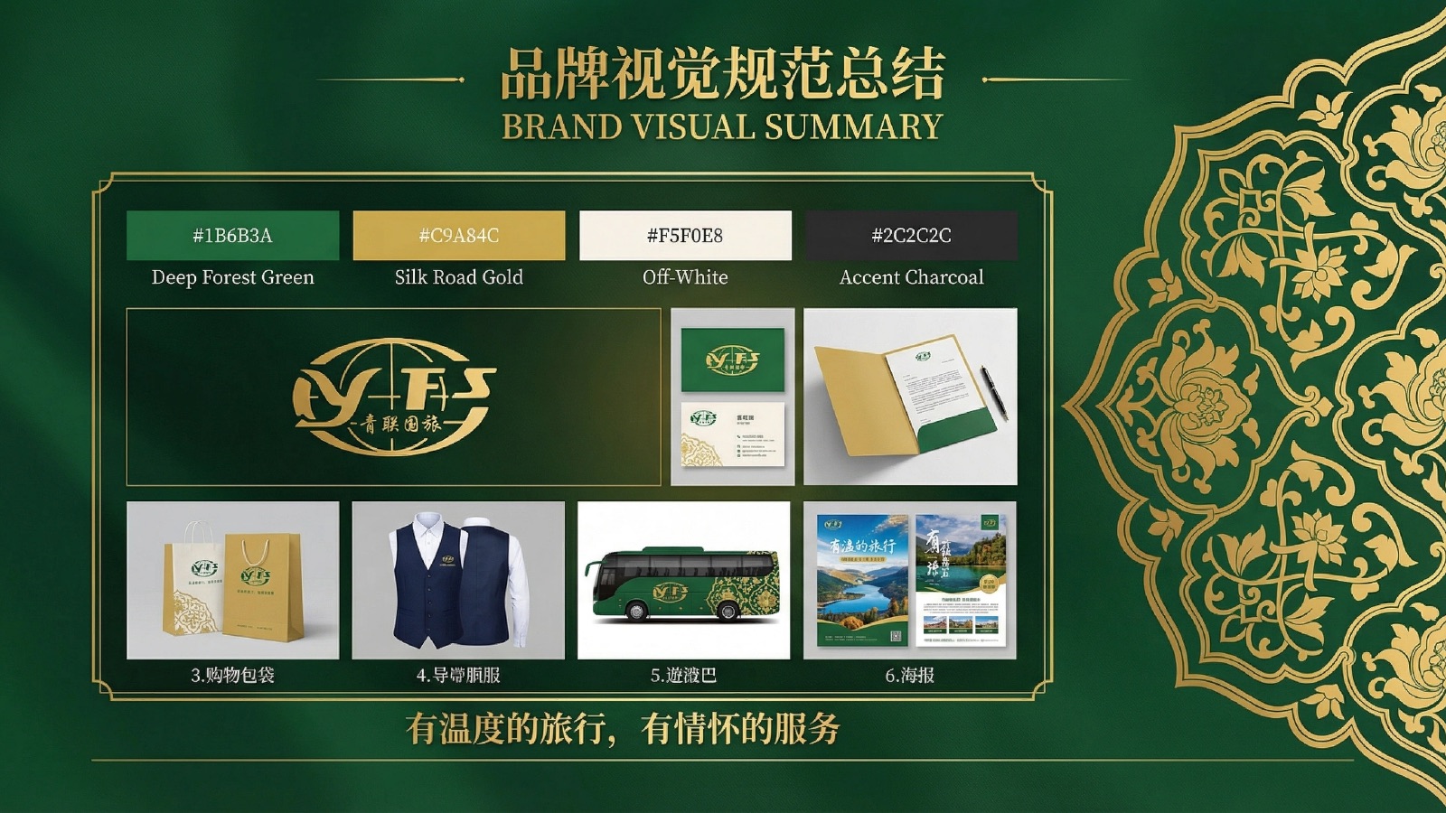 陕西青联国旅品牌视觉识别系统项目展示图12