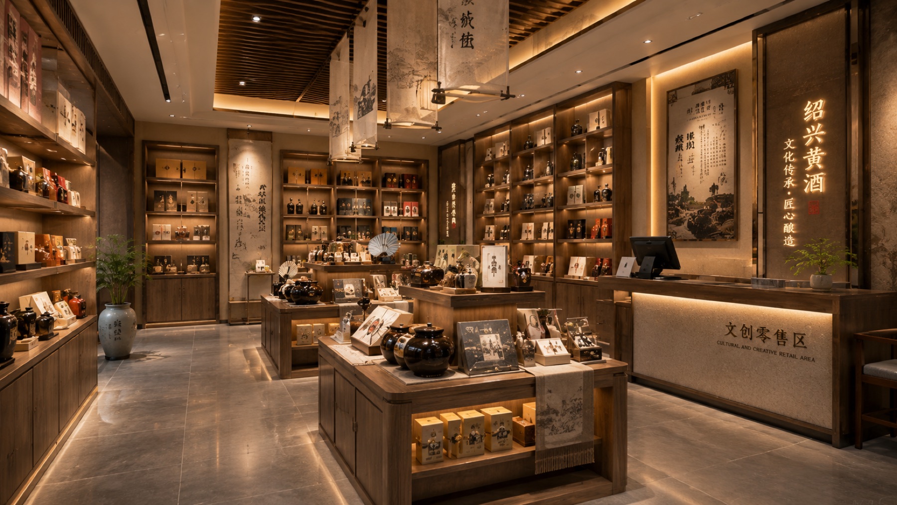 绍兴黄酒文化展厅项目展示图8