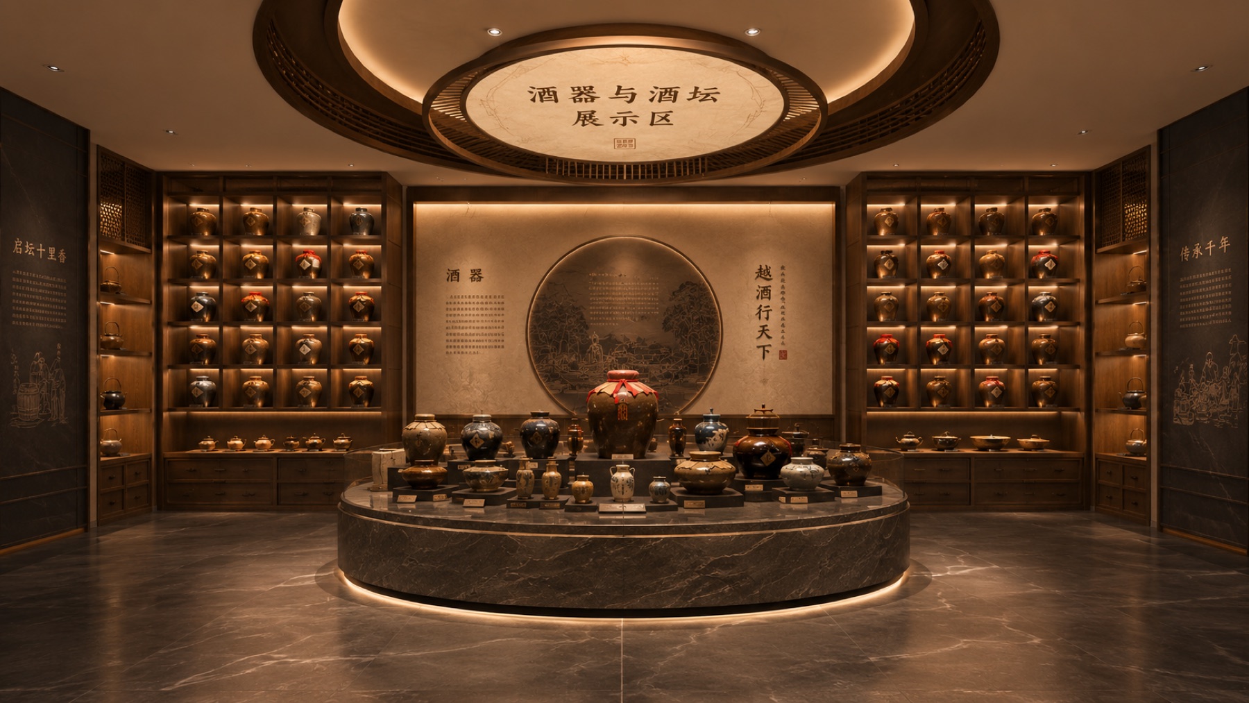 绍兴黄酒文化展厅项目展示图11