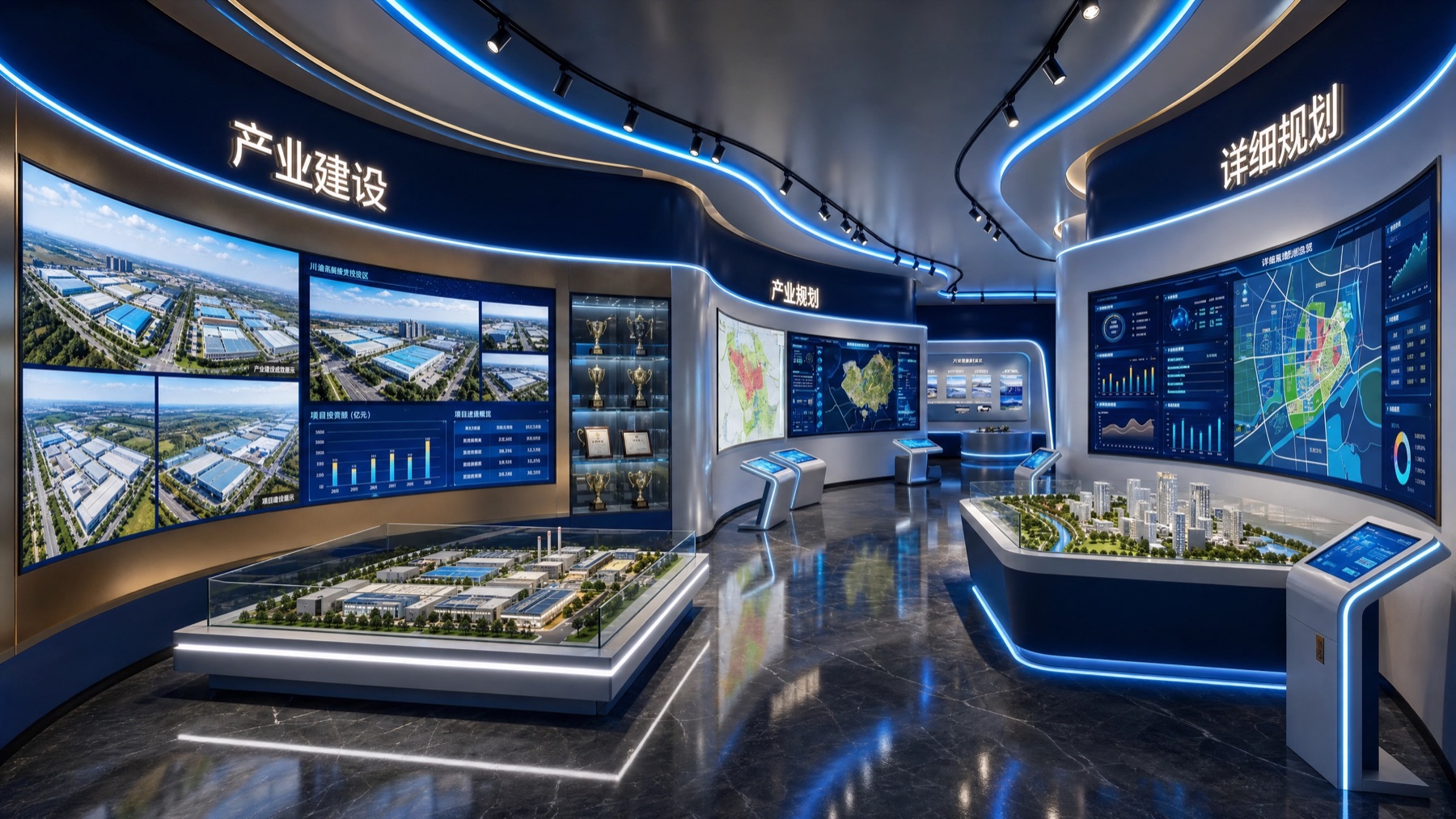 盛泽企业展厅项目展示图7