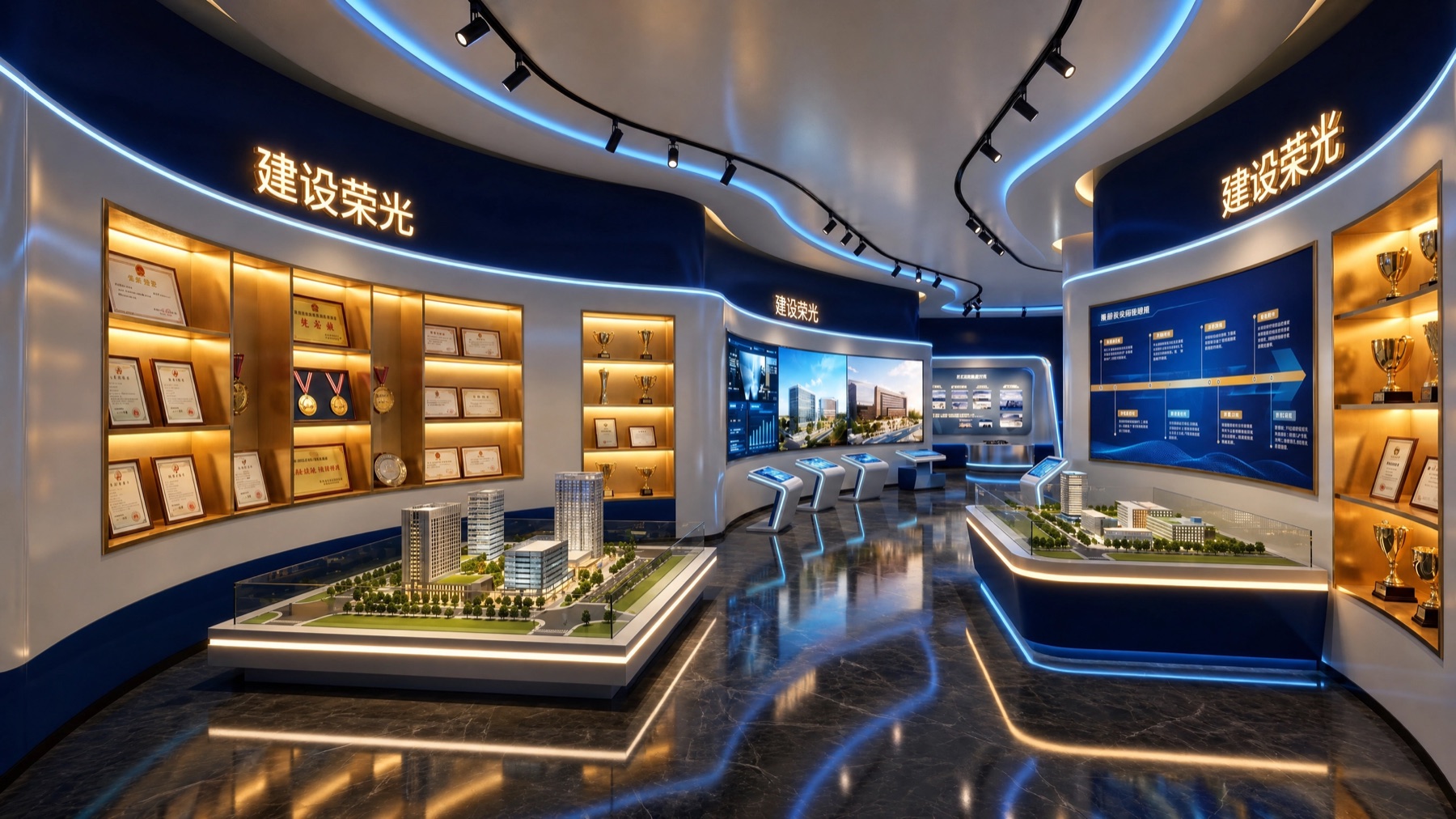 盛泽企业展厅项目展示图8