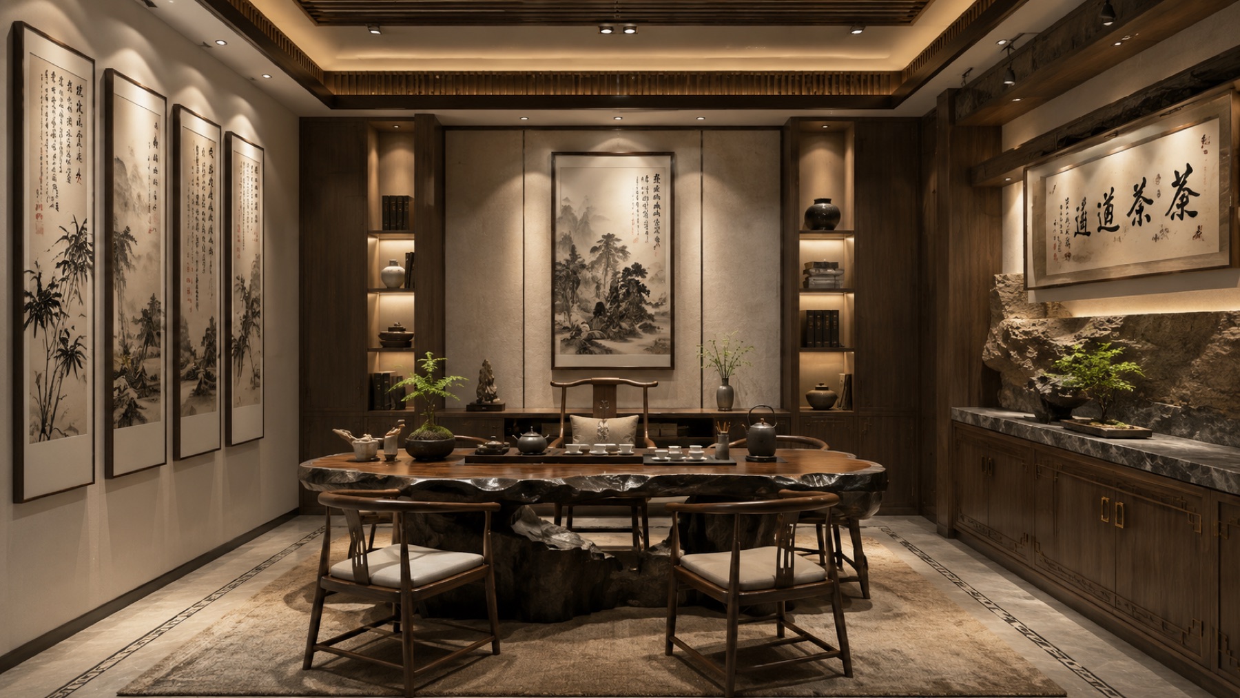 茶文化会所空间项目展示图5