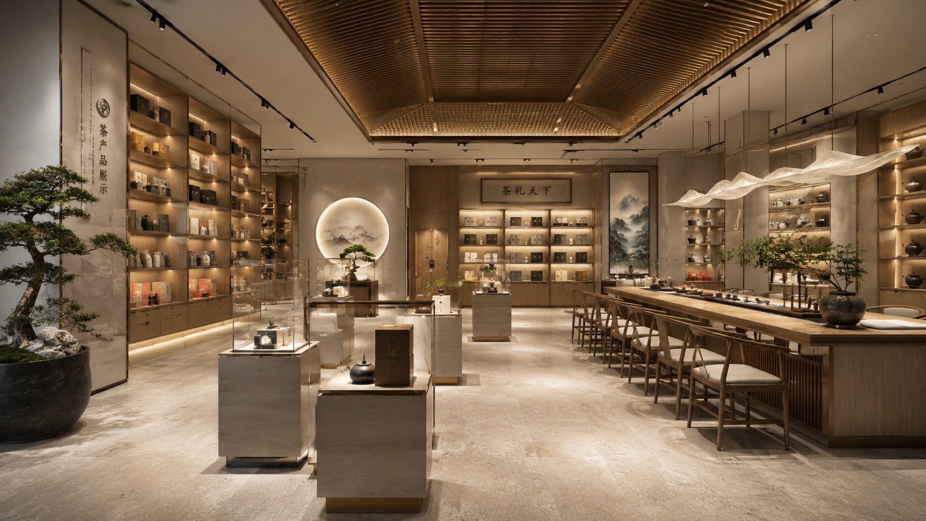 茶文化会所空间项目展示图7