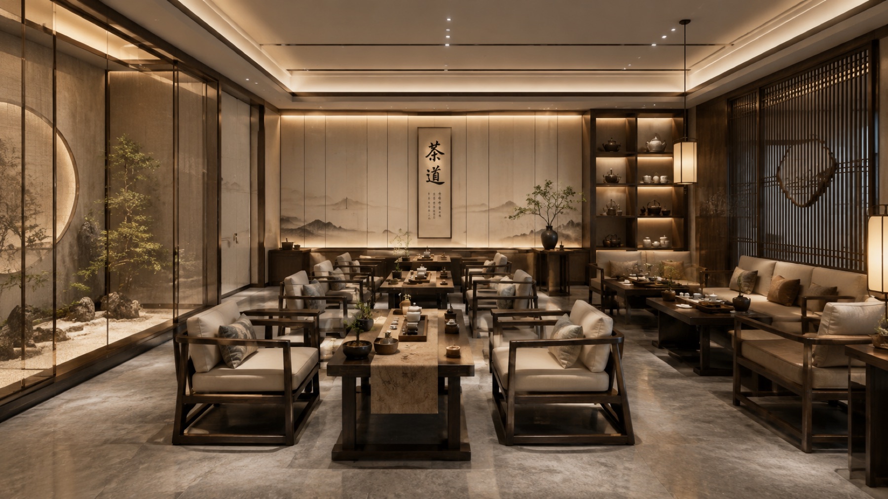 茶文化会所空间项目展示图9