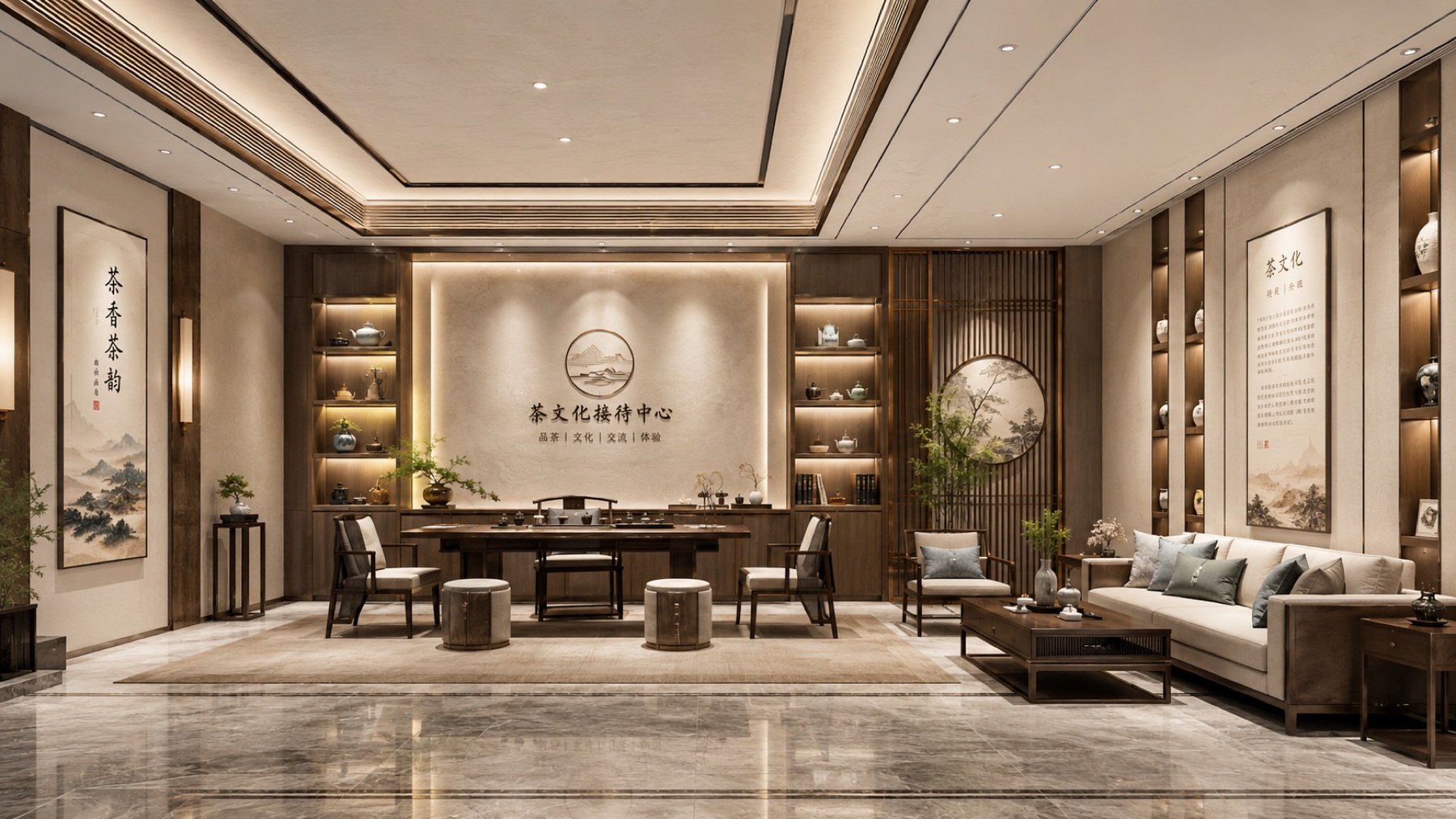 茶文化会所空间项目展示图11