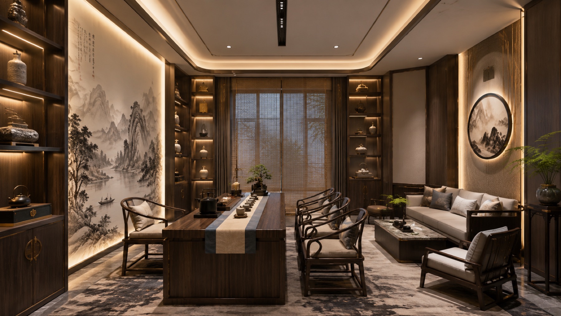 茶文化会所空间项目展示图12