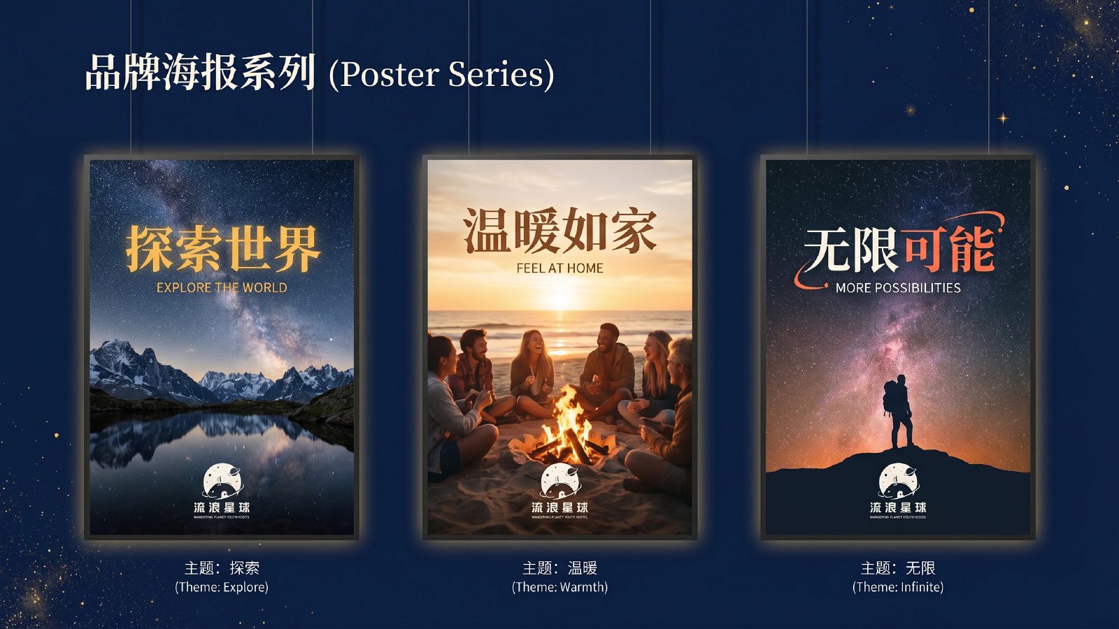 流浪星球青年旅舍品牌视觉识别系统项目展示图11
