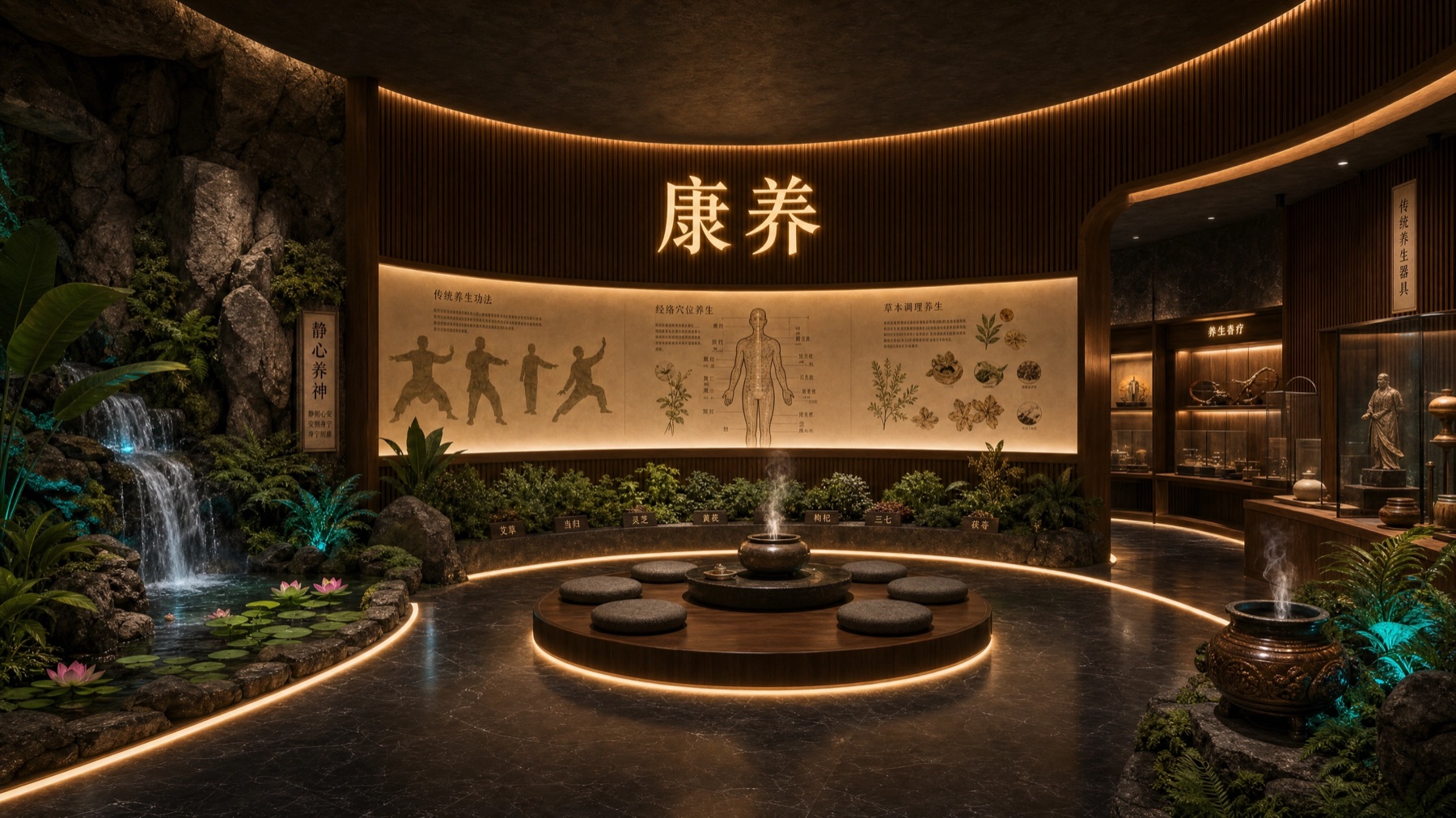康养长寿展厅项目展示图10