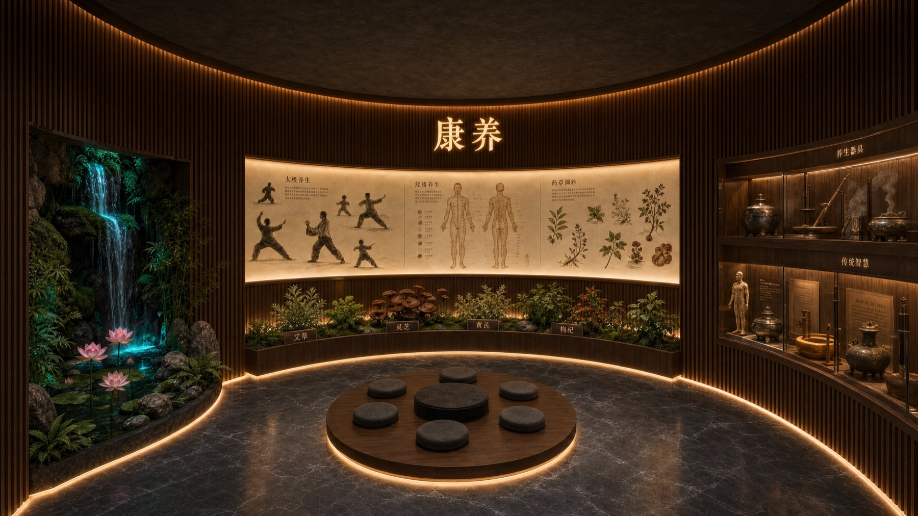 康养长寿展厅项目展示图11